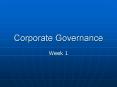 Corporate Governance PowerPoint PPT Presentation