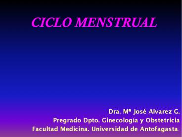 CICLO MENSTRUAL