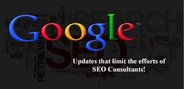 Google Updates that limit the efforts of SEO consultants!
