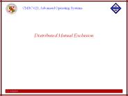 Distributed Mutual Exclusion