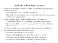 Deadlocks in Distributed Systems PowerPoint PPT Presentation