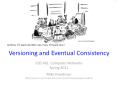 Versioning%20and%20Eventual%20Consistency PowerPoint PPT Presentation