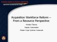 MCSC Acquisition Reform PowerPoint PPT Presentation