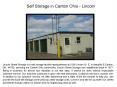 Self Storage for Medical Supplies PowerPoint PPT Presentation