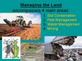 Managing the Land encompasses 4 main areas: PowerPoint PPT Presentation