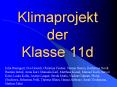 Klimaprojekt der Klasse 11d PowerPoint PPT Presentation