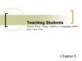 Teaching Students Whose Race, Class, Culture or Language Differs from Your Own PowerPoint PPT Presentation