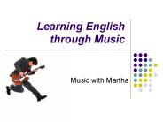 Learning English through Music