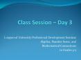Class Session  PowerPoint PPT Presentation