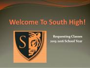 Welcome To South High!