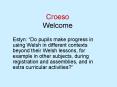 Croeso Welcome PowerPoint PPT Presentation