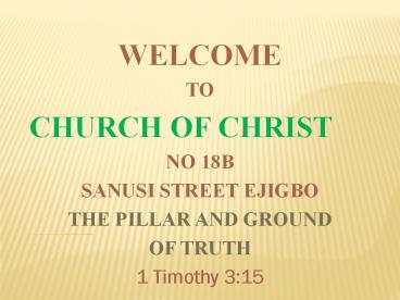 GOD'S PLAN OF SALVATION