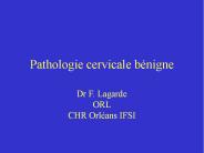 Pathologie cervicale b