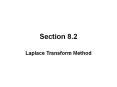 Laplace Transform Method PowerPoint PPT Presentation