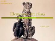 Elementos del clima