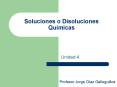 Soluciones o Disoluciones Qu PowerPoint PPT Presentation
