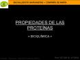 PROPIEDADES DE LAS PROTE PowerPoint PPT Presentation
