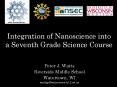 Integration of Nanoscience into a Seventh Grade Science Course PowerPoint PPT Presentation