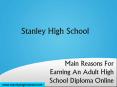 Main Reasons For Earning An Adult High School Diploma Online PowerPoint PPT Presentation