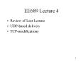 EE689 Lecture 4 PowerPoint PPT Presentation