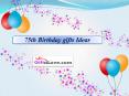 75th Birthday gifts Ideas PowerPoint PPT Presentation