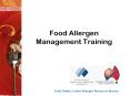 Food%20Allergen%20Management%20Training PowerPoint PPT Presentation