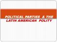 POLITICAL PARTIES PowerPoint PPT Presentation