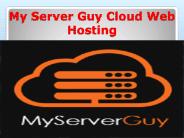 My Server Guy Cloud Web Hosting