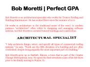 Bob Moretti | Perfect GPA