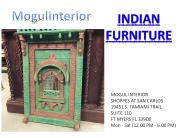 Indian Antique Furniture