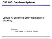 CSE 480: Database Systems