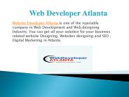 Web Development & Web Design Company Atlanta
