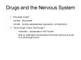 Drugs and the Nervous System PowerPoint PPT Presentation