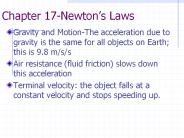 Chapter 17-Newton
