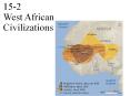 15-2 West African Civilizations PowerPoint PPT Presentation
