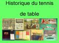 Historique du tennis de table PowerPoint PPT Presentation