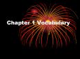 Chapter 1 Vocabulary PowerPoint PPT Presentation