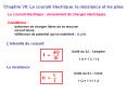 Chapitre VII: Le courant  PowerPoint PPT Presentation