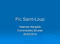 Pic Saint-Loup PowerPoint PPT Presentation