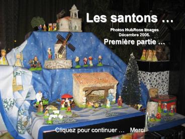 Les santons 