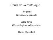 Cours de G