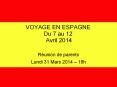 VOYAGE EN ESPAGNE Du 7 au 12 Avril 2014 PowerPoint PPT Presentation