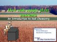 How soils supply plant nutrients An Introduction to Soil Chemistry PowerPoint PPT Presentation