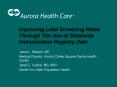 Improving Lead Screening Rates Through The Use of Statewide Immunization Registry Data PowerPoint PPT Presentation