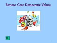 Review: Core Democratic Values