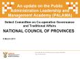 An update on the Public Administration Leadership and Management Academy (PALAMA) PowerPoint PPT Presentation