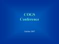 COGS Conference PowerPoint PPT Presentation