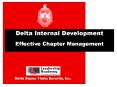 Effective Chapter Management PowerPoint PPT Presentation