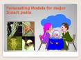 forecasting model for insect pests PowerPoint PPT Presentation