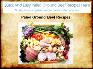 Quick And Easy Paleo Ground Beef Recipes